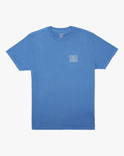 4 Crayon Wave Washed Short Sleeve T-Shirt Blue ABYZT00397 Billabong