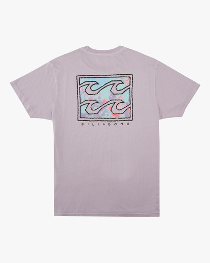 5 Crayon Wave Washed Short Sleeve T-Shirt Purple ABYZT00397 Billabong