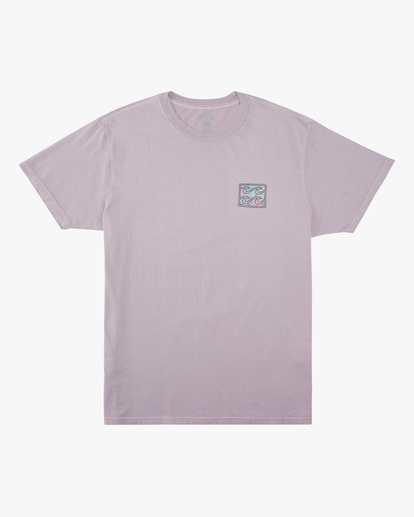 4 Crayon Wave Washed Short Sleeve T-Shirt Purple ABYZT00397 Billabong