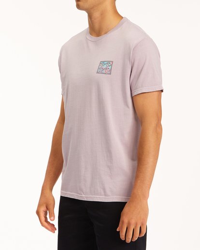 1 Crayon Wave Washed Short Sleeve T-Shirt Purple ABYZT00397 Billabong