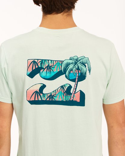 3 Crayon Wave Washed Short Sleeve T-Shirt Multicolor ABYZT00397 Billabong