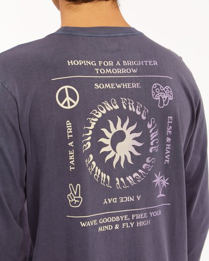 4 Trippin' Wave Washed Long Sleeve T-Shirt  ABYZT00560 Billabong