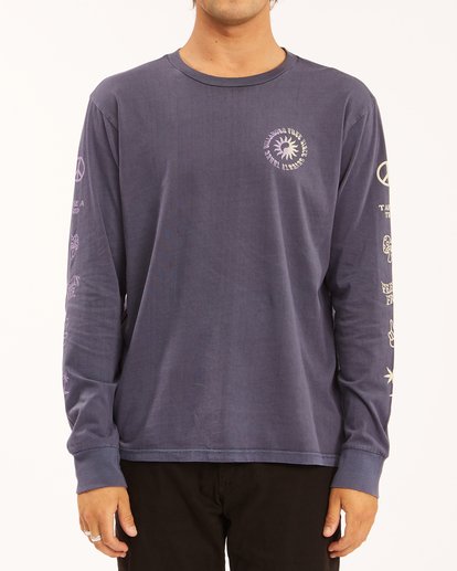 0 Trippin' Wave Washed Long Sleeve T-Shirt  ABYZT00560 Billabong