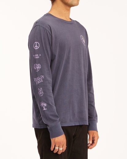 2 Trippin' Wave Washed Long Sleeve T-Shirt  ABYZT00560 Billabong