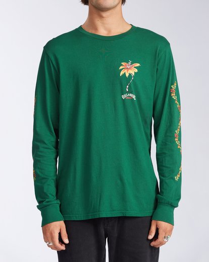 Billabong Serpientes T Shirt in Green for Men