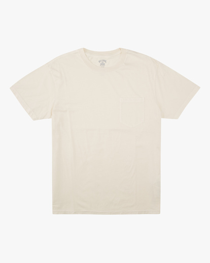 4 Essential Pocket Wave Washed T-Shirt White ABYZT00656 Billabong