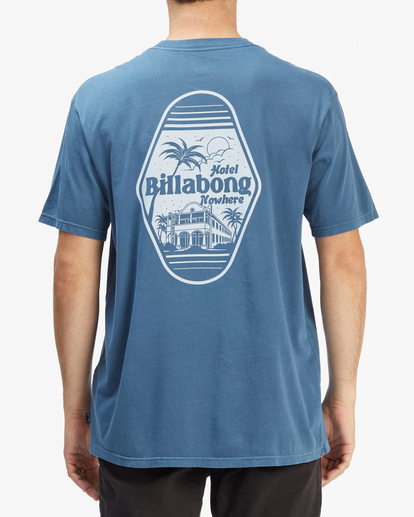 2 Golden Hour Wave Washed Short Sleeve T-Shirt Blue ABYZT00898 Billabong