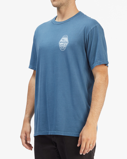 1 Golden Hour Wave Washed Short Sleeve T-Shirt Blue ABYZT00898 Billabong