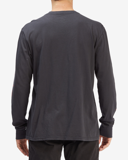 3 D Bah Wave Washed Long Sleeve T-Shirt Black ABYZT00913 Billabong