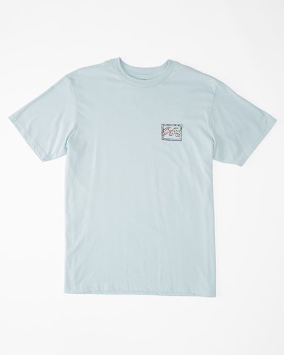 5 Crayon Wave Short Sleeve T-Shirt Blue ABYZT01061 Billabong