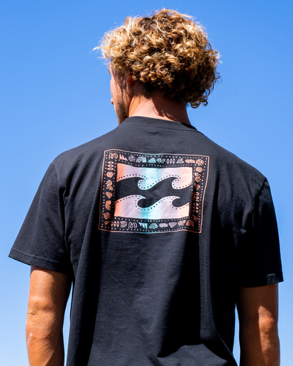 0 Crayon Wave Short Sleeve T-Shirt Black ABYZT01061 Billabong