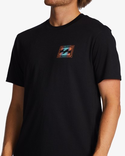 4 Crayon Wave Short Sleeve T-Shirt Black ABYZT01061 Billabong