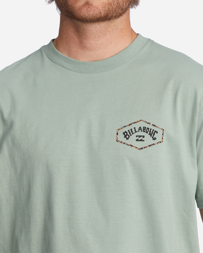 3 Exit Arch Short Sleeve T-Shirt Green ABYZT01064 Billabong