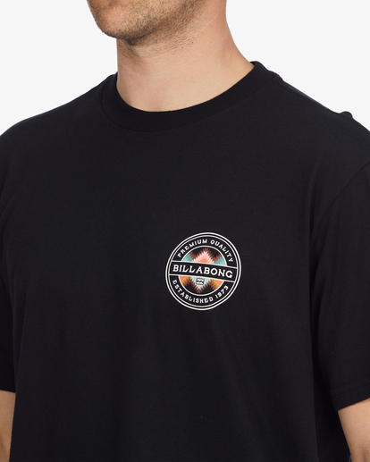 3 Rotor Fill Short Sleeve T-Shirt Black ABYZT01066 Billabong