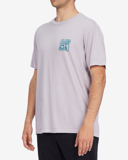 3 Synergy Wave Washed Short Sleeve T-Shirt Purple ABYZT01083 Billabong