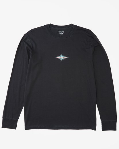 5 Diamond Wave Washed Long Sleeve T-Shirt Black ABYZT01094 Billabong