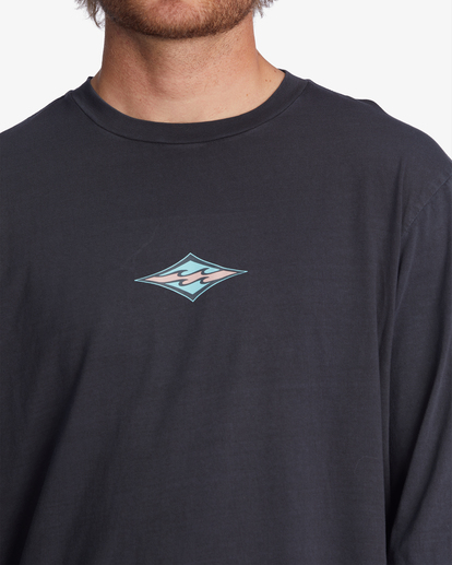 4 Diamond Wave Washed Long Sleeve T-Shirt Black ABYZT01094 Billabong