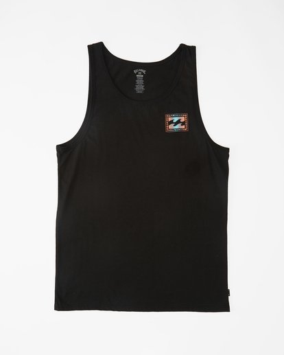 4 Crayon Wave Tank Top Black ABYZT01096 Billabong