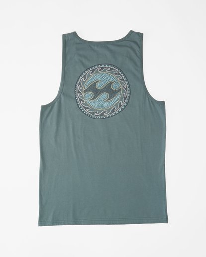 5 Crayon Wave Tank Top Blue ABYZT01096 Billabong