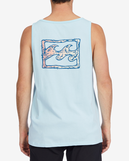 2 Crayon Wave Tank Top Blue ABYZT01096 Billabong