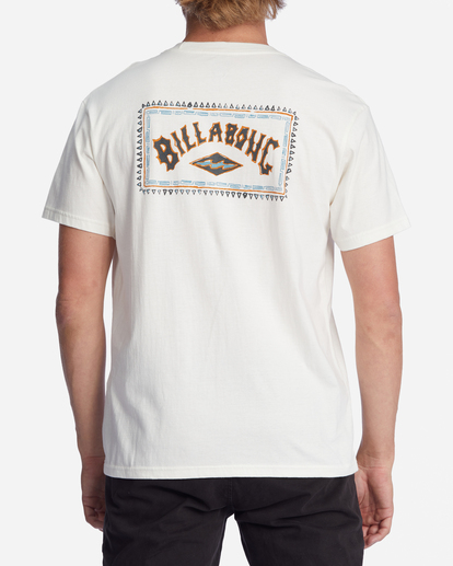 3 A/Div Arch Organic Short Sleeve T-Shirt White ABYZT01138 Billabong