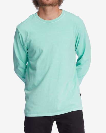 0 Wave Washed Long Sleeve T-Shirt Green ABYZT01222 Billabong
