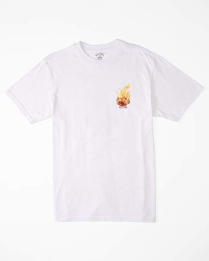 4 Kamea Burn Short Sleeve T-Shirt White ABYZT01251 Billabong
