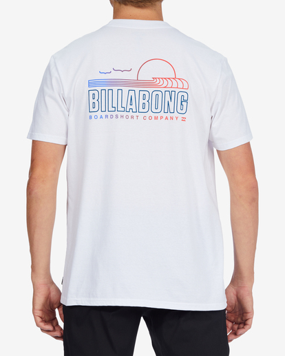3 Lounge Short Sleeve T-Shirt White ABYZT01285 Billabong