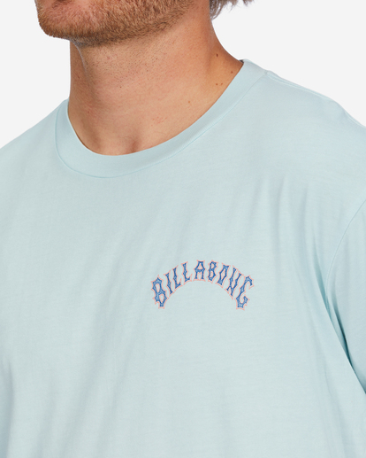 5 Arch Wave Washed Short Sleeve T-Shirt Blue ABYZT01291 Billabong