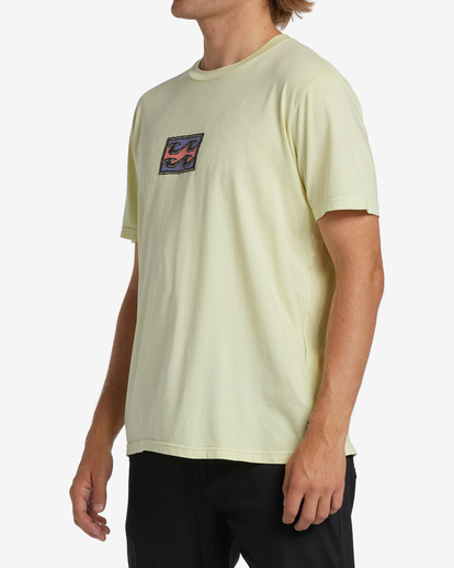 1 Chest Wave Washed Short Sleeve T-Shirt Green ABYZT01292 Billabong