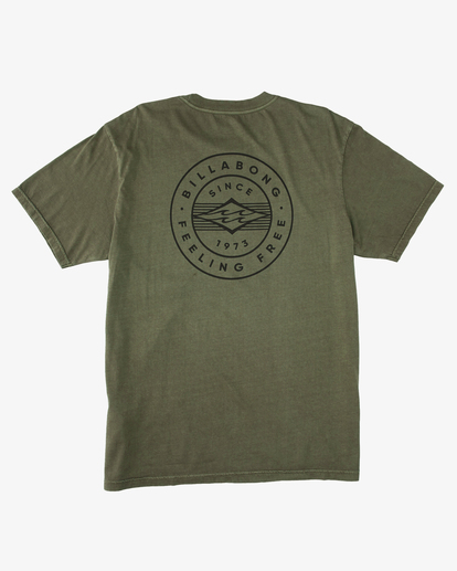 1 Trademark Wave Washed Short Sleeve T-Shirt Yellow ABYZT01294 Billabong