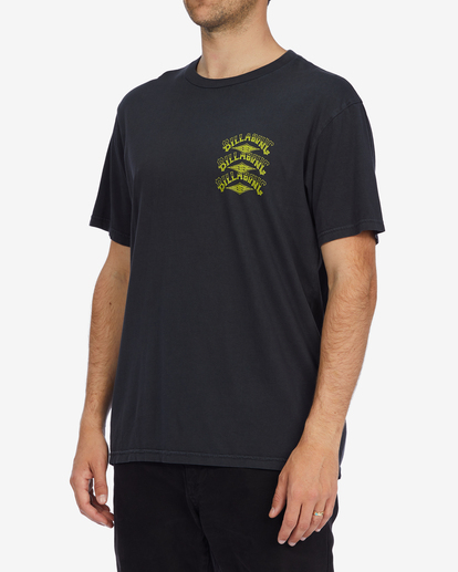 2 Providence Wave Washed Short Sleeve T-Shirt Black ABYZT01295 Billabong