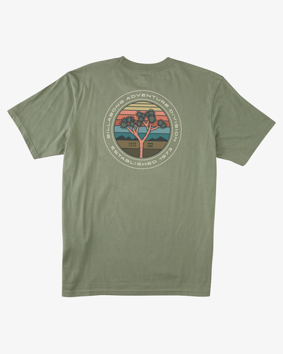 6 A/Div Rockies Organic Short Sleeve T-Shirt Green ABYZT01318 Billabong
