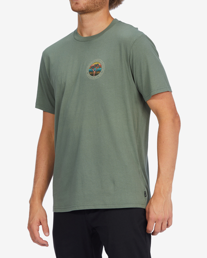 2 A/Div Rockies Organic Short Sleeve T-Shirt Green ABYZT01318 Billabong