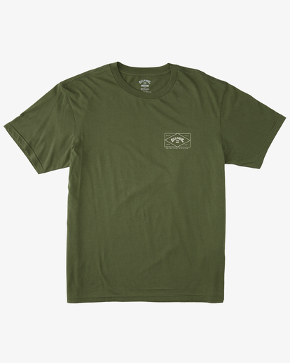 5 A/Div Hardware Organic Short Sleeve T-Shirt Green ABYZT01323 Billabong