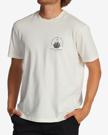 0 A/Div Agave Organic Short Sleeve T-Shirt White ABYZT01324 Billabong