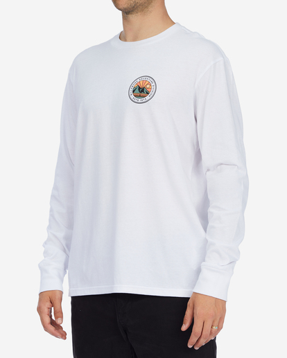1 A/Div Rockies Organic Long Sleeve T-Shirt White ABYZT01327 Billabong