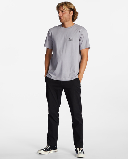 1 Keith Haring Dolphin Dance - Camiseta para Hombre Gris ABYZT01484 Billabong