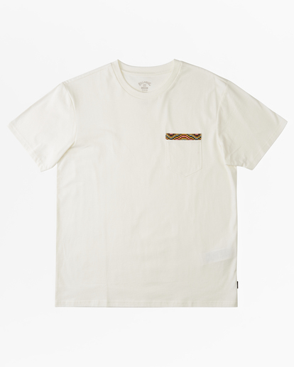 4 Brainwave Pocket T-Shirt White ABYZT01502 Billabong
