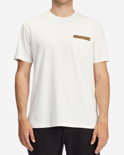 0 Brainwave Pocket T-Shirt White ABYZT01502 Billabong