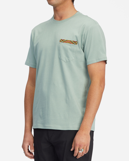 2 Brainwave Pocket T-Shirt Green ABYZT01502 Billabong