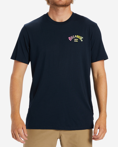 0 Arch Fill Short Sleeve T-Shirt Blue ABYZT01565 Billabong