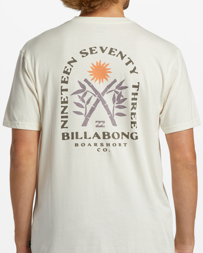 3 Crayon Wave Short Sleeve T-Shirt White ABYZT01568 Billabong