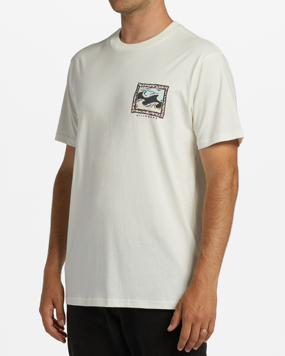 1 Crayon Wave Short Sleeve T-Shirt White ABYZT01568 Billabong