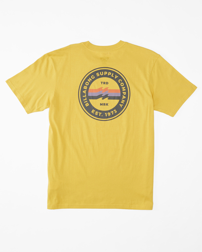 4 Walled Short Sleeve T-Shirt Yellow ABYZT01579 Billabong