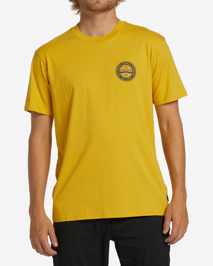 0 Walled Short Sleeve T-Shirt Yellow ABYZT01579 Billabong