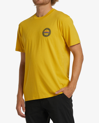 1 Walled Short Sleeve T-Shirt Yellow ABYZT01579 Billabong