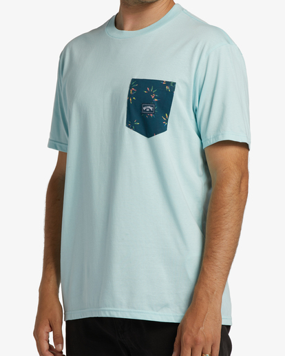 3 Team Pocket T-Shirt Blue ABYZT01583 Billabong
