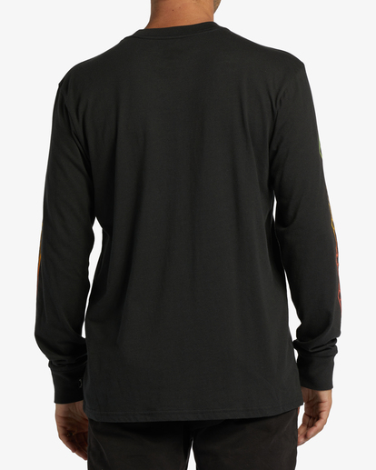 3 D Bah Wave Long Sleeve T-Shirt Black ABYZT01587 Billabong