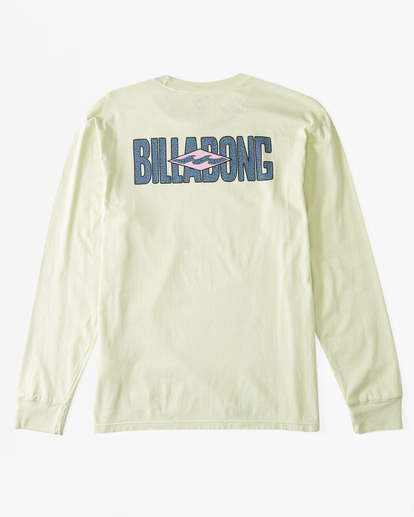 0 Heritage Wave Washed Long Sleeve T-Shirt Green ABYZT01600 Billabong